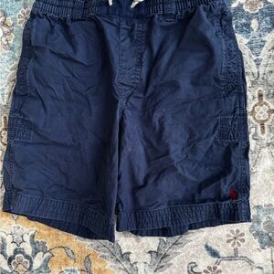 Ralph Lauren Navy Blue boys Shorts Large 14-16 drawstring waist